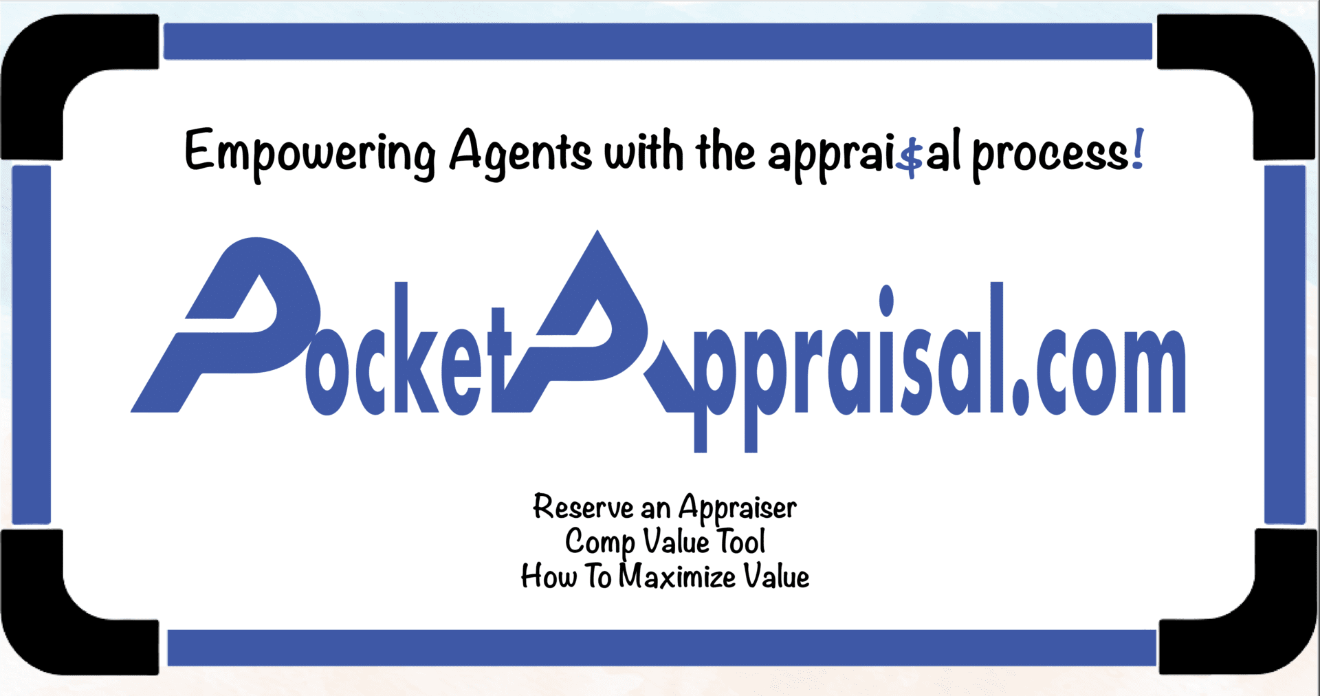 PocketAppraisal.com logo with tagline