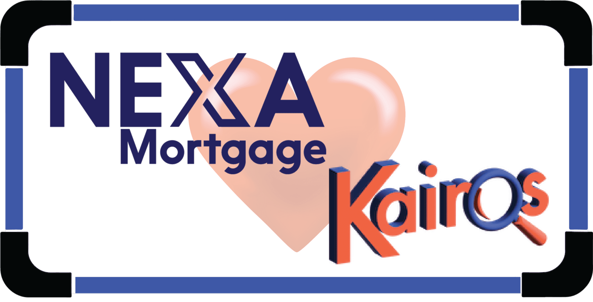 NEXA Mortgage Kairos logo with heart